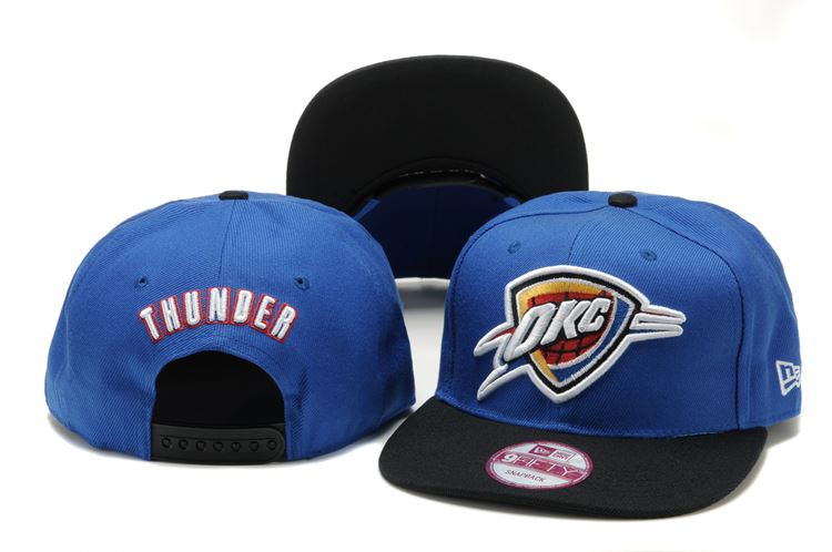 NBA Oklahoma City Thunder Navy Blue Dark Hats